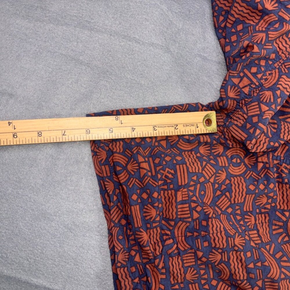 Patagonia Baggies Pull On Shorts Retro Aztec Print size M Sustainable Orange - Picture 10 of 10